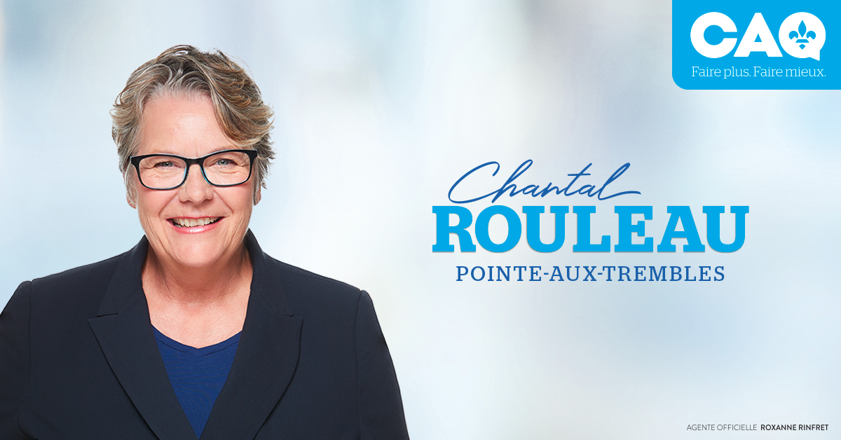 Chantal Rouleau  PointeauxTrembles  Coalition Avenir Québec